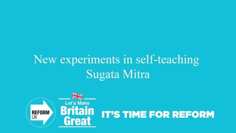 New experiments in self-teaching | Sugata Mitra