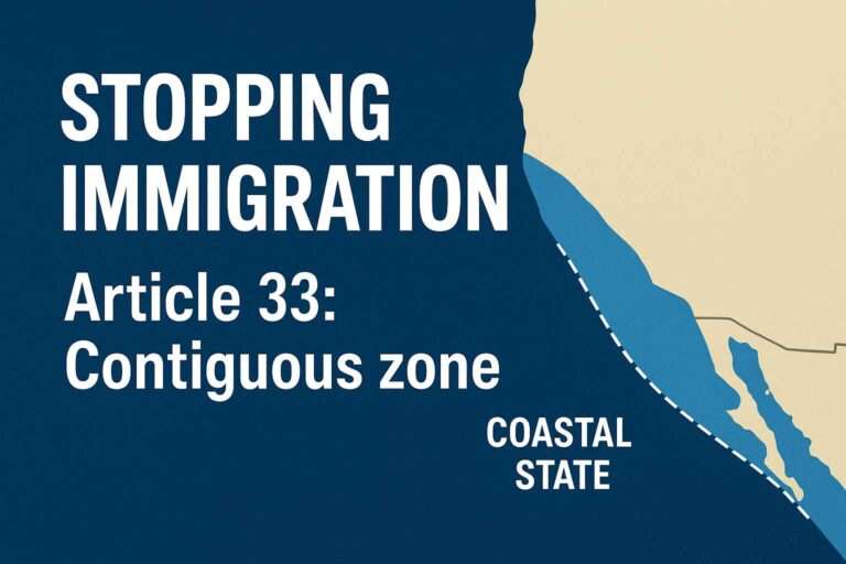 Stopping Immigration - Article 33: Contigus zone