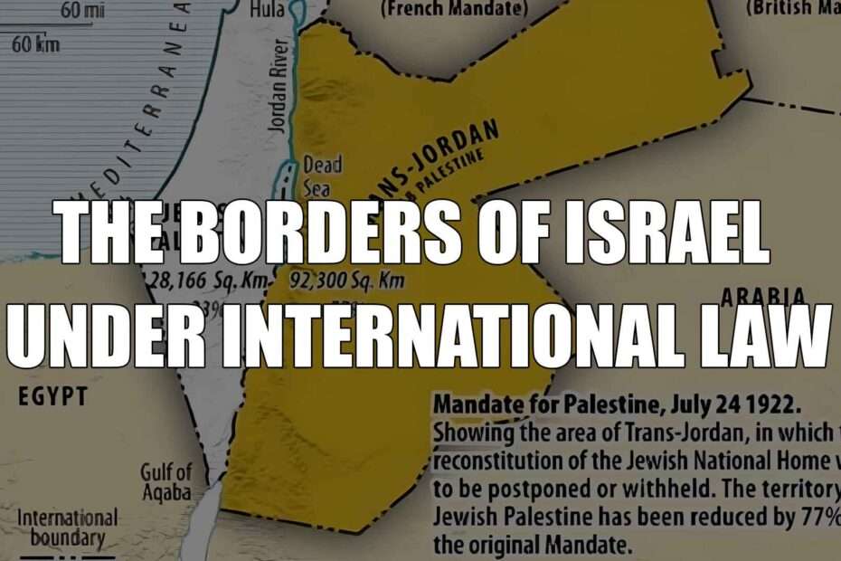 The borders of Israel under international law