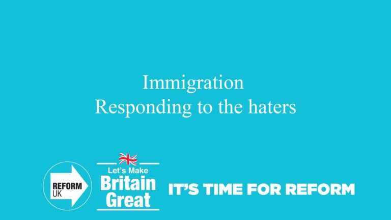 Immigration Responding to the haters