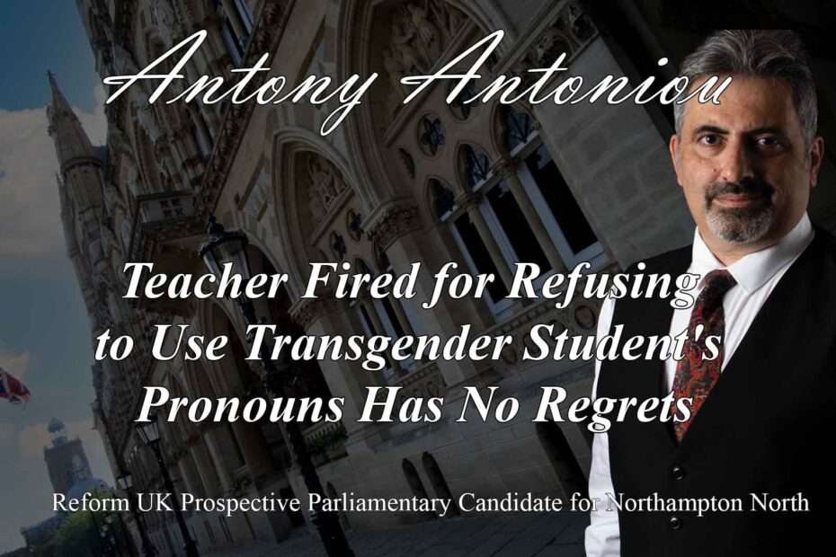 Teacher Fired for Refusing to Use Transgender Student's Pronouns Has No Regrets
