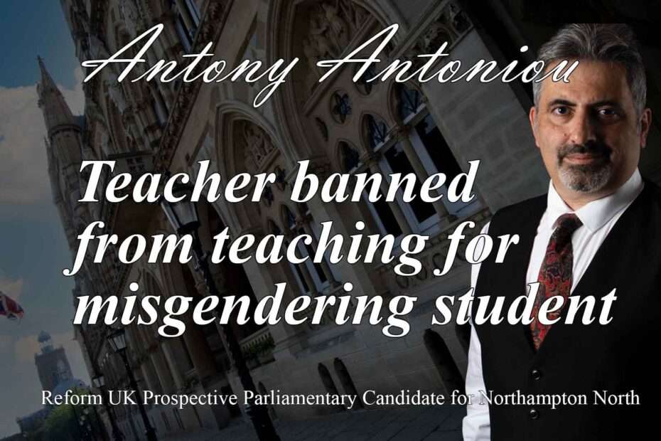 Teacher Banned from Teaching for Misgendering Student