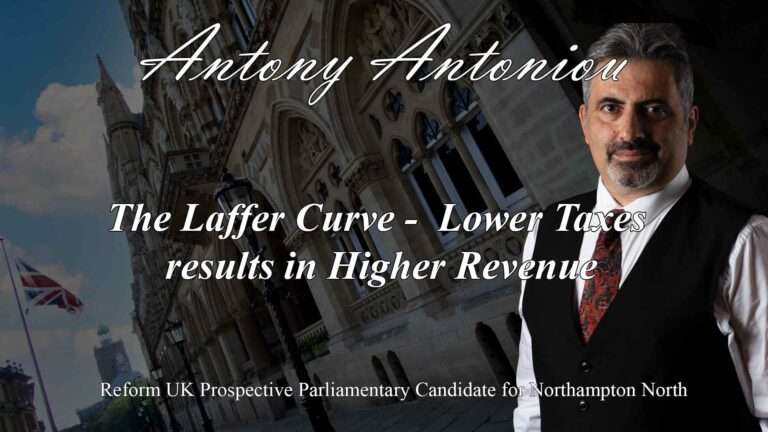 The Laffer Curve -  Lower Taxes results in Higher Revenue