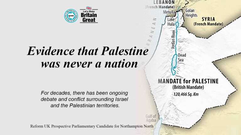 Evidence that Palestine was never a nation