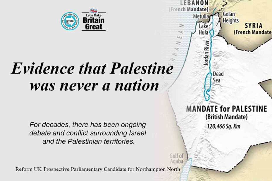 Evidence that Palestine was never a nation