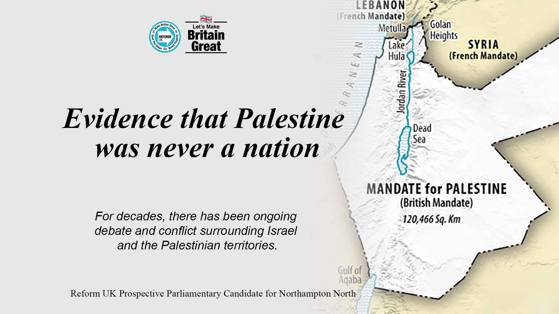 Evidence that Palestine was never a nation