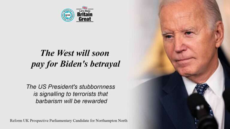 The West will soon pay for Biden's betrayal