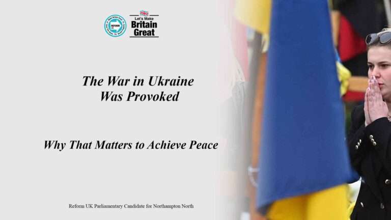 The War in Ukraine Was Provoked