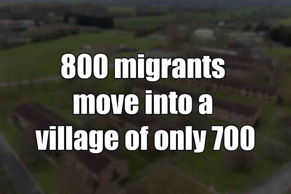 800 migrants move into a village of only 700