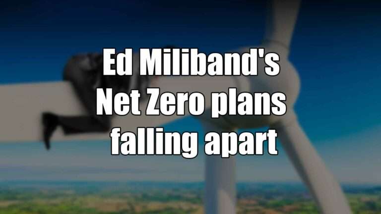 Ed Miliband's Net Zero plans falling apart