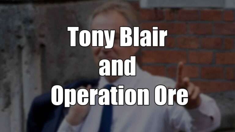 Tony Blair and Operation Ore