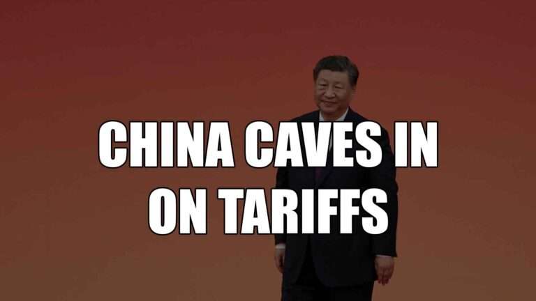 China caves in on tariffs