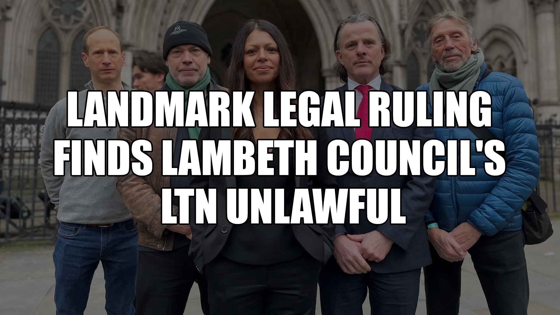 Landmark Legal Ruling Finds Lambeth Council's LTN Unlawful