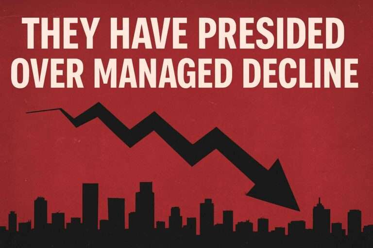 They have presided over managed decline