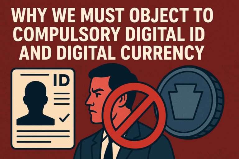 Why we must object to compulsory digital ID and digital currency