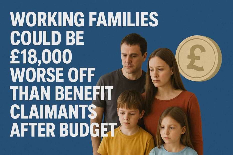 Working Families Could Be £18,000 Worse Off Than Benefit Claimants After This Budget