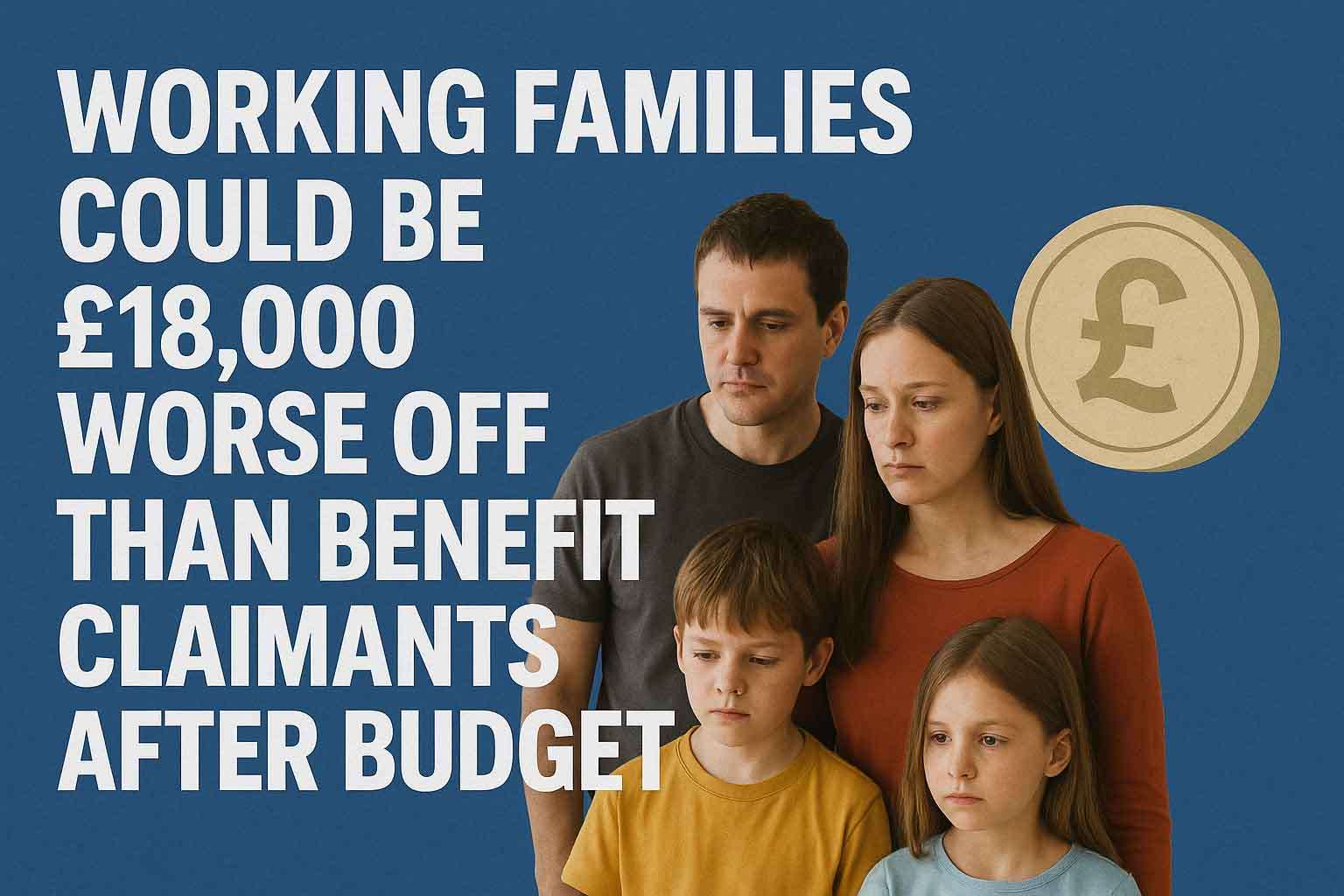 Working Families Could Be £18,000 Worse Off Than Benefit Claimants After This Budget