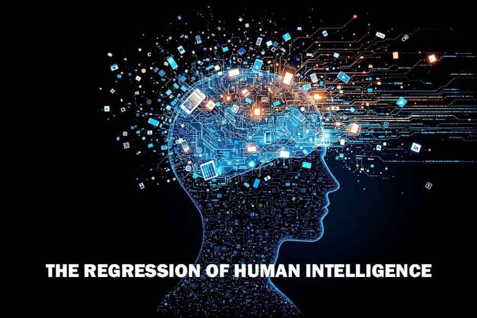 The Regression of Human Intelligence